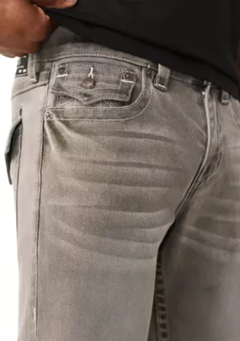 Ricky Straight Flap Pocket Denim Shorts