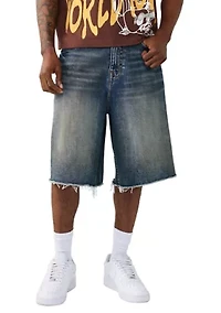 Men's Mikey Baggy Denim Flap Pocket Shorts