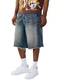 Men's Mikey Baggy Denim Flap Pocket Shorts