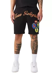 Orchard Stamp Knit Sweat Short