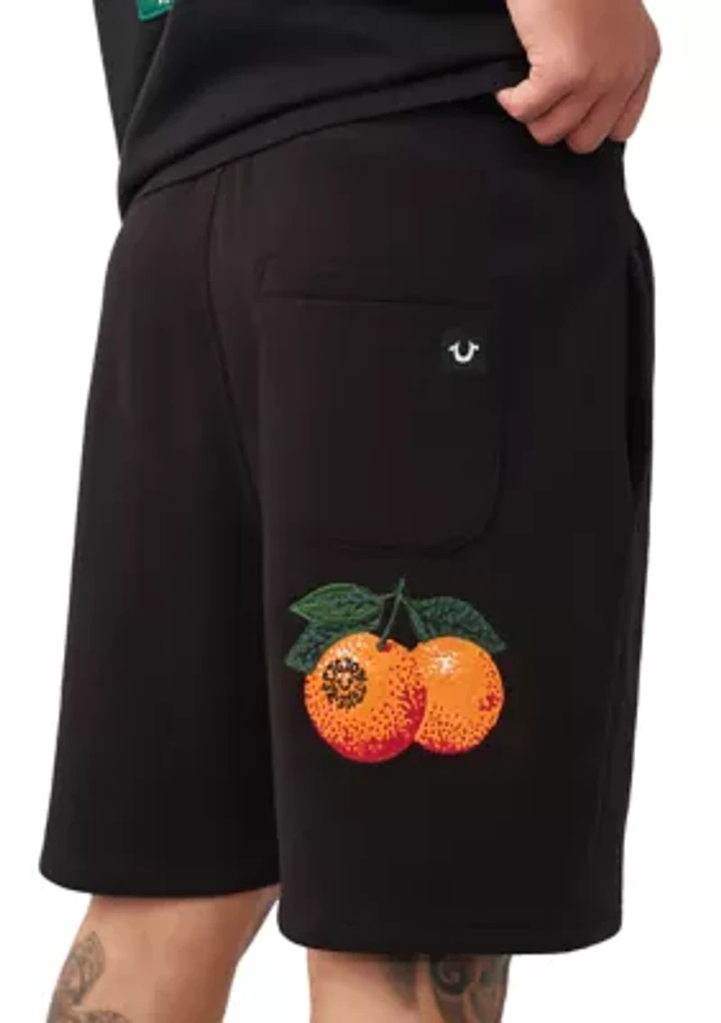 Orchard Stamp Knit Sweat Short