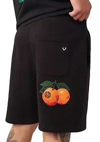 Orchard Stamp Knit Sweat Short