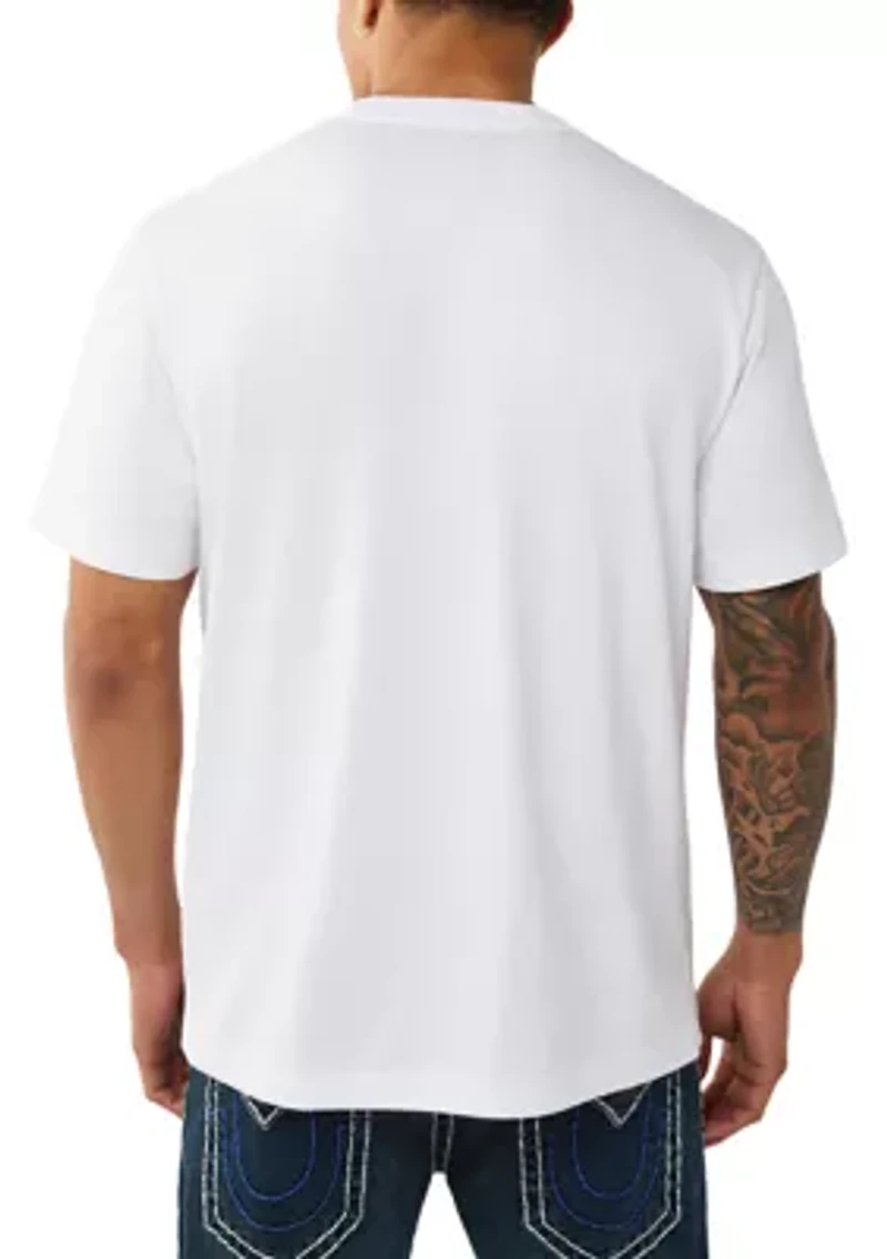 World Tour Logo Short Sleeve T-Shirt with Patches