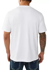 World Tour Logo Short Sleeve T-Shirt with Patches