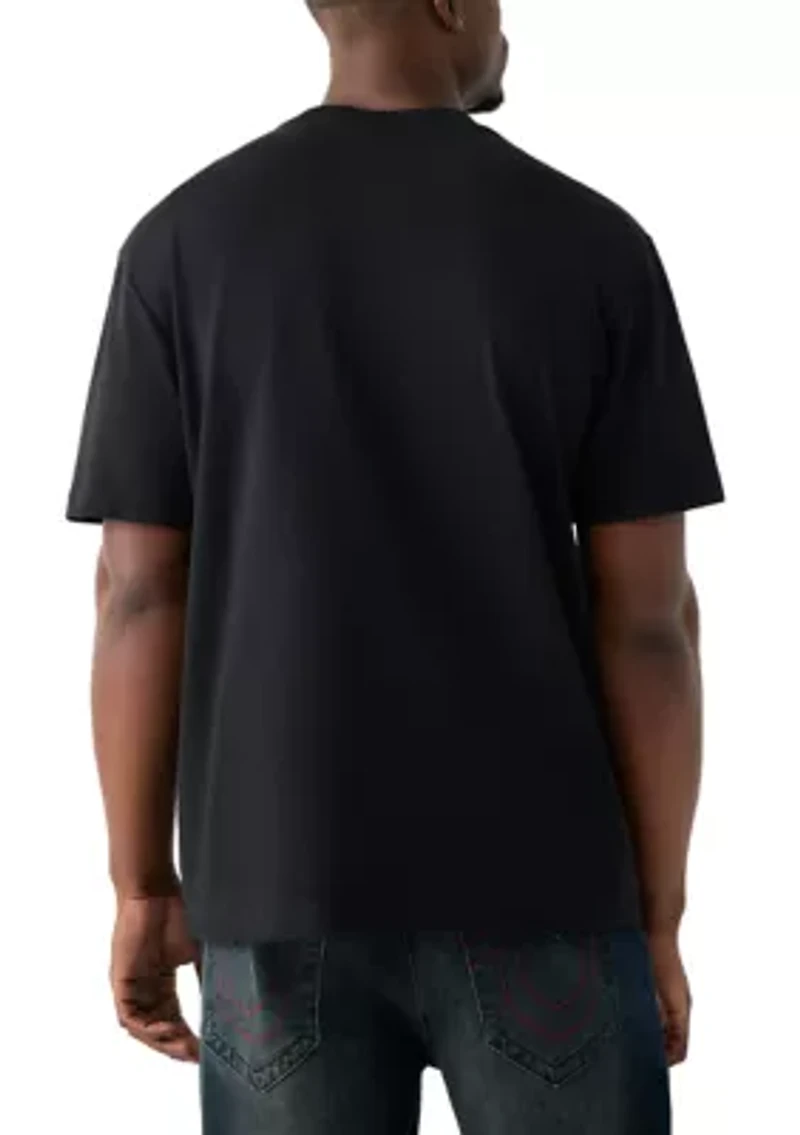 Buddha Face Logo Short Sleeve T-Shirt