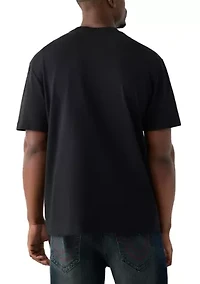 Buddha Face Logo Short Sleeve T-Shirt