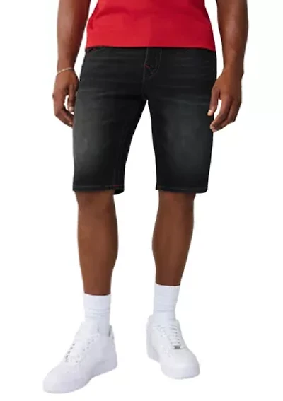 Ricky Straight Fit Big T Flap Pocket Denim Shorts