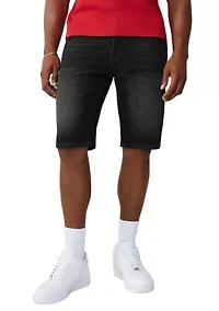 Ricky Straight Fit Big T Flap Pocket Denim Shorts