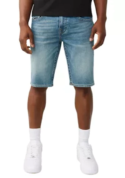 Men's Ricky Single Needle Flap Denim Shorts