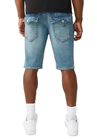 Men's Ricky Single Needle Flap Denim Shorts