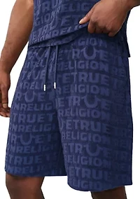 Logo Terry Knit Pull On Shorts