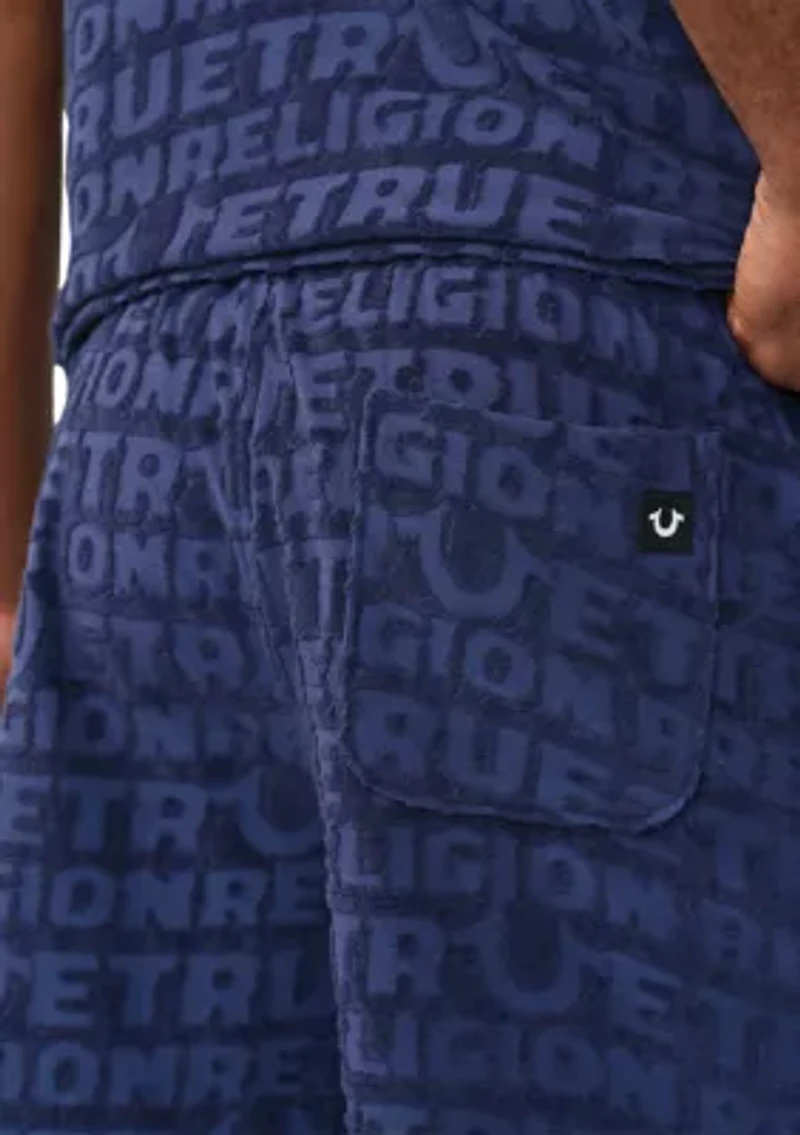 Logo Terry Knit Pull On Shorts