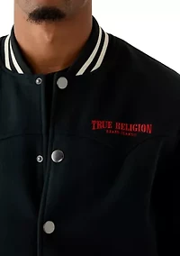 Men's Western Graphic Varsity Jacket