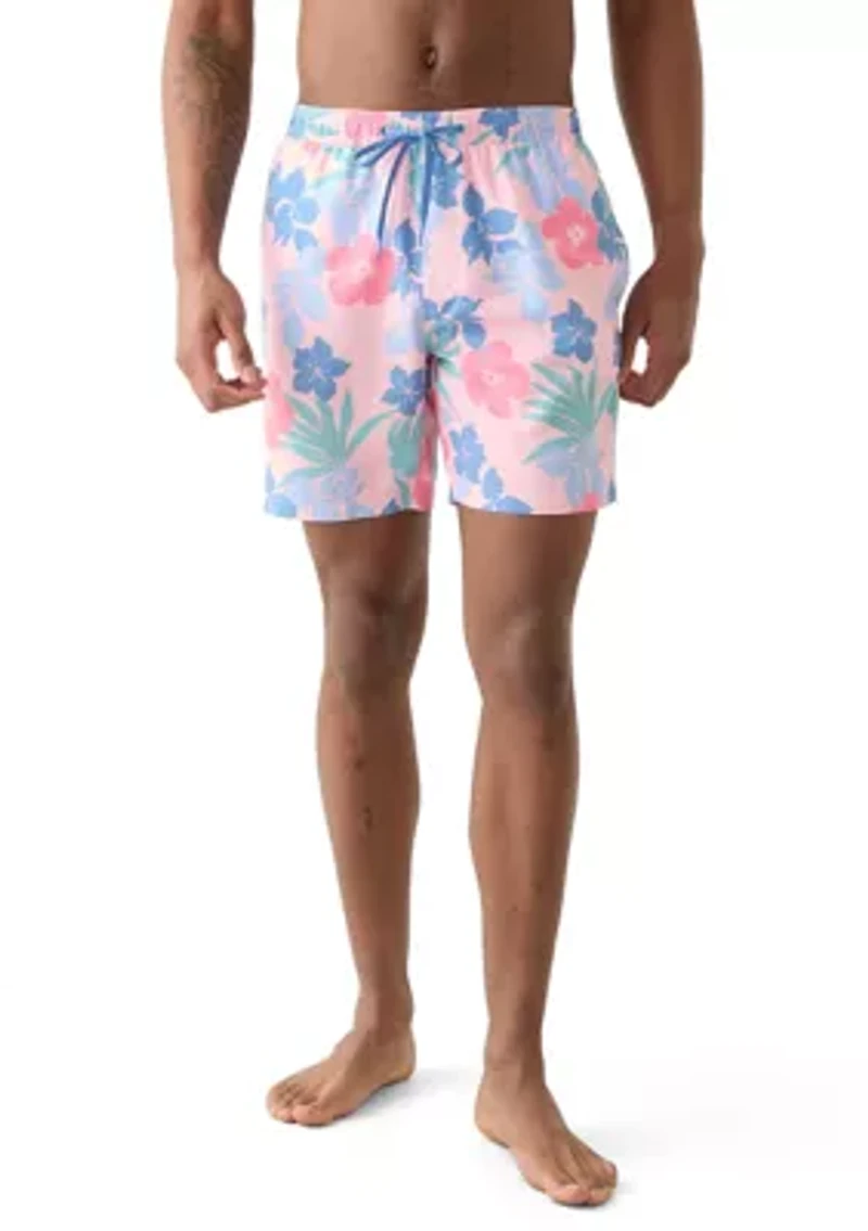 Floral Print Swim Trunk