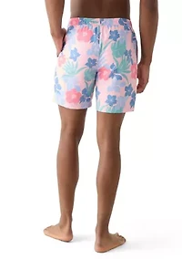 Floral Print Swim Trunk