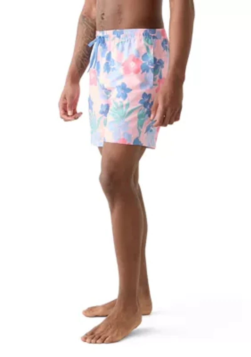 Floral Print Swim Trunk
