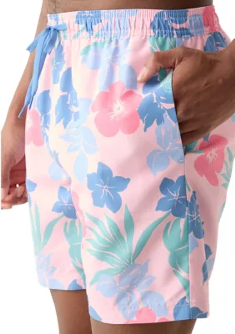 Floral Print Swim Trunk