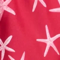 Printed Starfish Swim Trunks