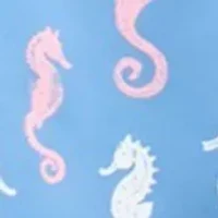 Big & Tall Seahorse Swim Trunks