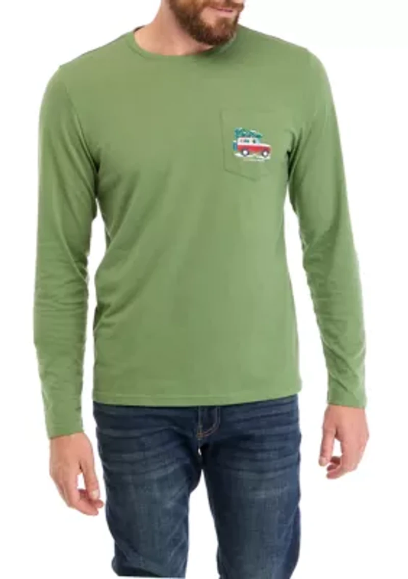 Men's Holiday Truck Graphic T-Shirt