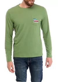 Men's Holiday Truck Graphic T-Shirt