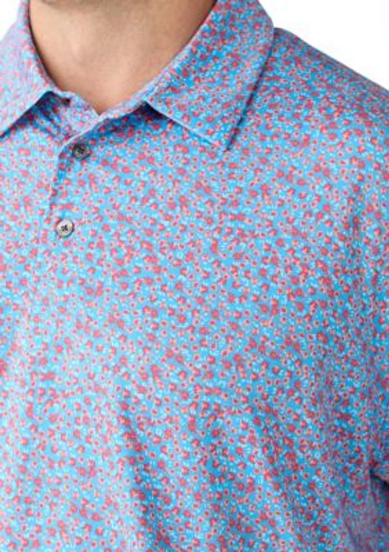 Big & Tall Micro Floral Polo Shirt