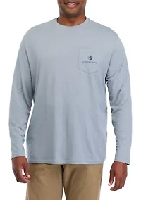 Big & Tall Long Sleeve Lake Day Graphic T-Shirt