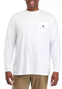 Big & Tall Long Sleeve Winter Lab Graphic T-Shirt