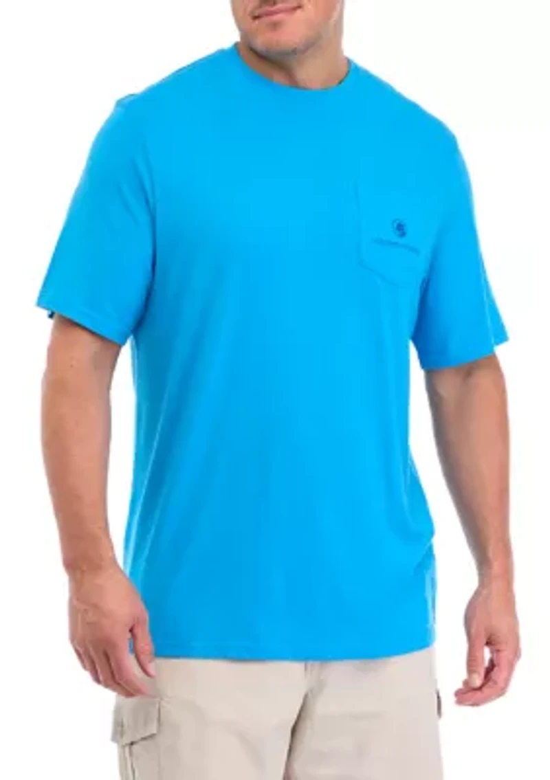 Big & Tall Short Boat Graphic T-Shirt