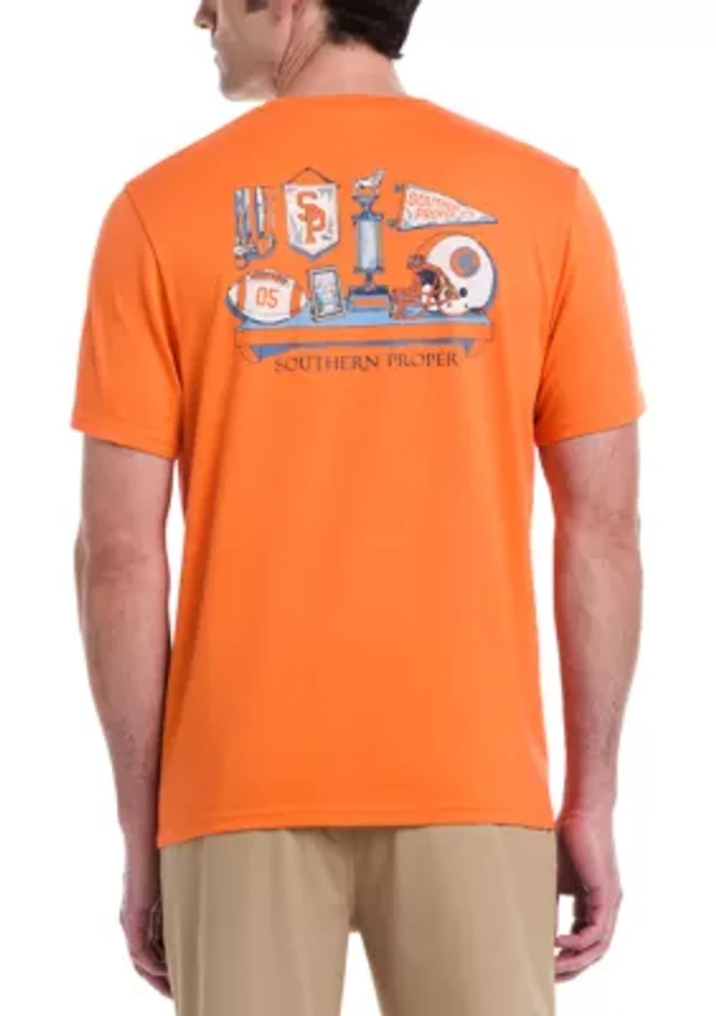 Men's Football Memorabilia Graphic T-Shirt