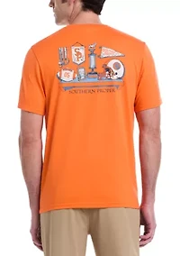 Men's Football Memorabilia Graphic T-Shirt