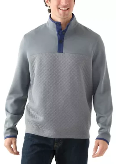 Men's Colorblock Quilted Pullover