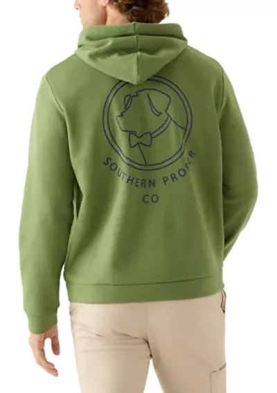Men's Linear Dog Hoodie