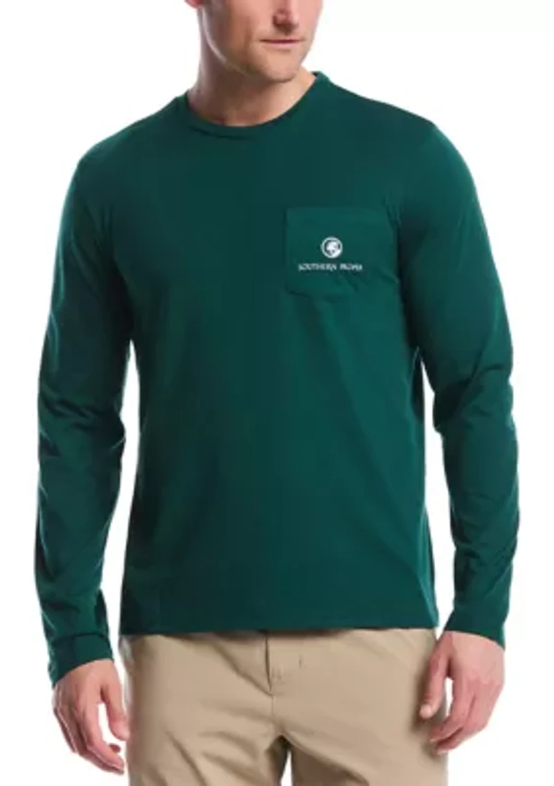 Long Sleeve Ski Lodge Graphic T-Shirt