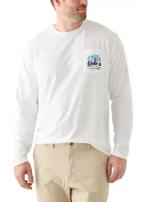 Big & Tall Long Sleeve Ski Dog Shirt