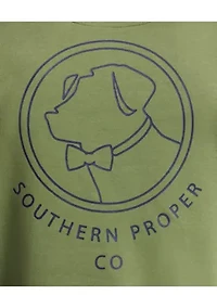 Big & Tall Linear Dog Graphic Hoodie