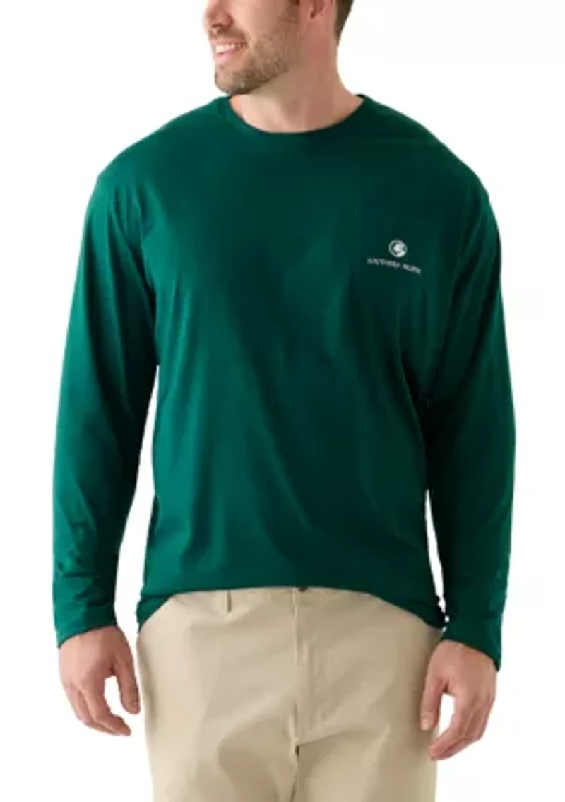 Big & Tall Graphic Long Sleeve Ski Lodge T-Shirt