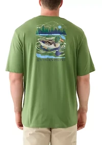 Big & Tall Graphic Short Sleeve Duck Lake T-Shirt
