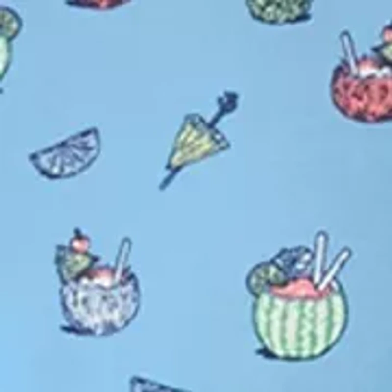 Short Sleeve Tropical Drink Polo Shirt