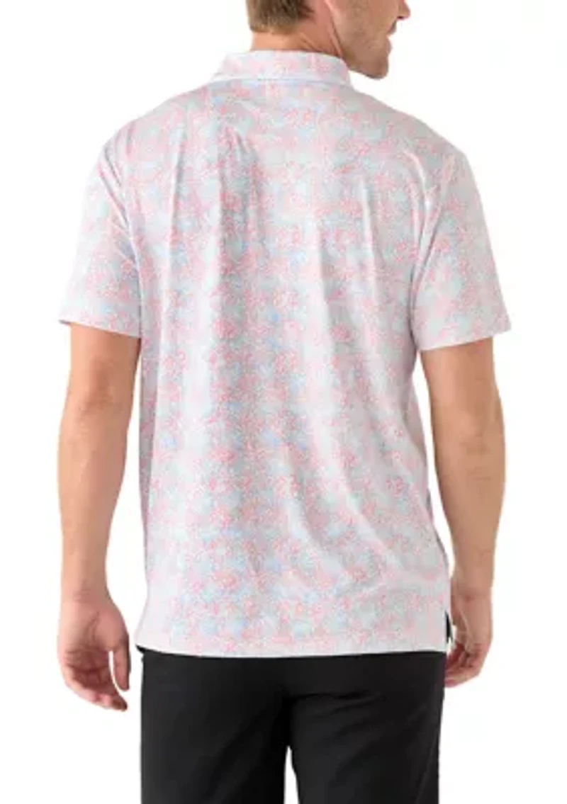 Short Sleeve Beach Conversational Polo Shirt