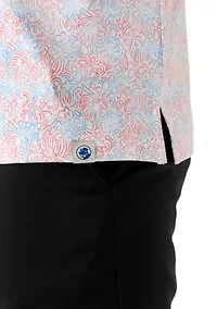 Short Sleeve Beach Conversational Polo Shirt