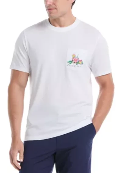 Short Sleeve Tropical Drink Graphic T-Shirt