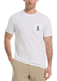 Short Sleeve Lifeguard Dog Graphic T-Shirt