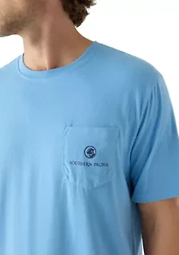 Short Sleeve Silhouette Dog Graphic T-Shirt