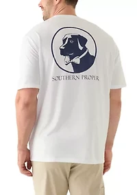 Big & Tall Graphic Short Sleeve Silhouette Dog T-Shirt