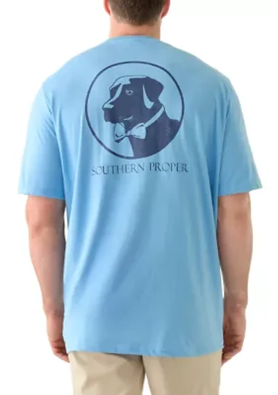 Big & Tall Graphic Short Sleeve Silhouette Dog T-Shirt