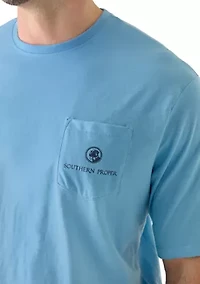 Big & Tall Graphic Short Sleeve Silhouette Dog T-Shirt