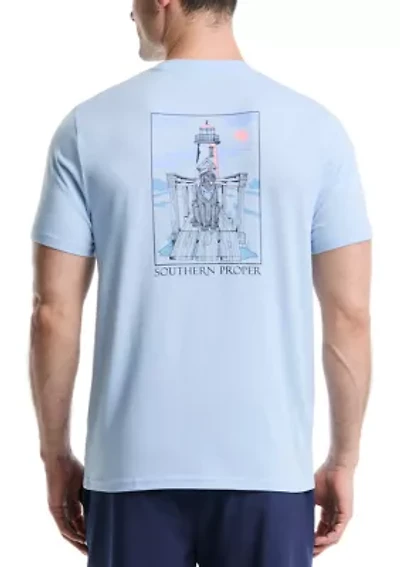 Lighthouse Short Sleeve Graphic T-Shirt