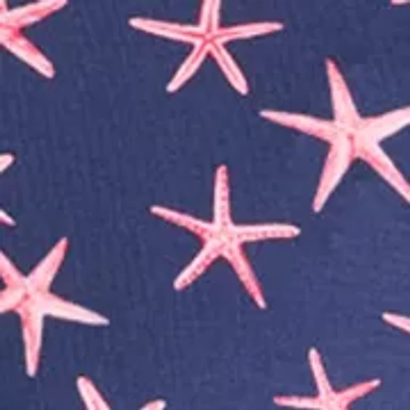 Starfish Printed Polo Shirt