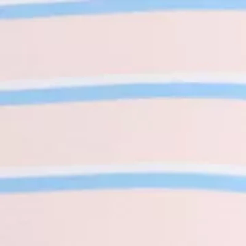 Short Sleeve Two Tone Stripe Polo Shirt